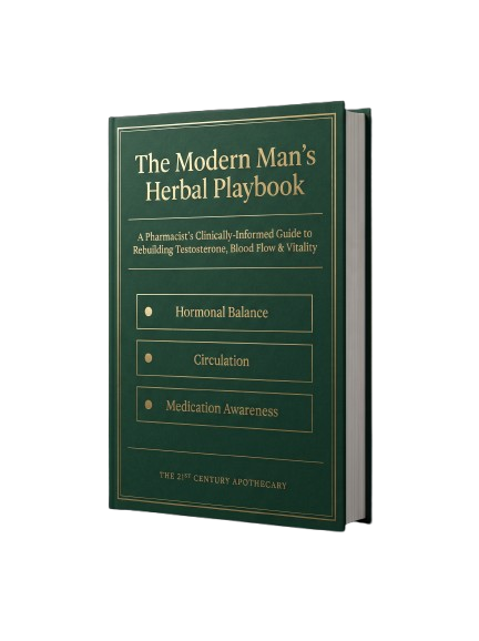 The Modern Man's Herbal Playbook cover mockup